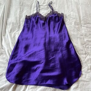 Intimate‎ Affair Vintage Purple Slip Medium